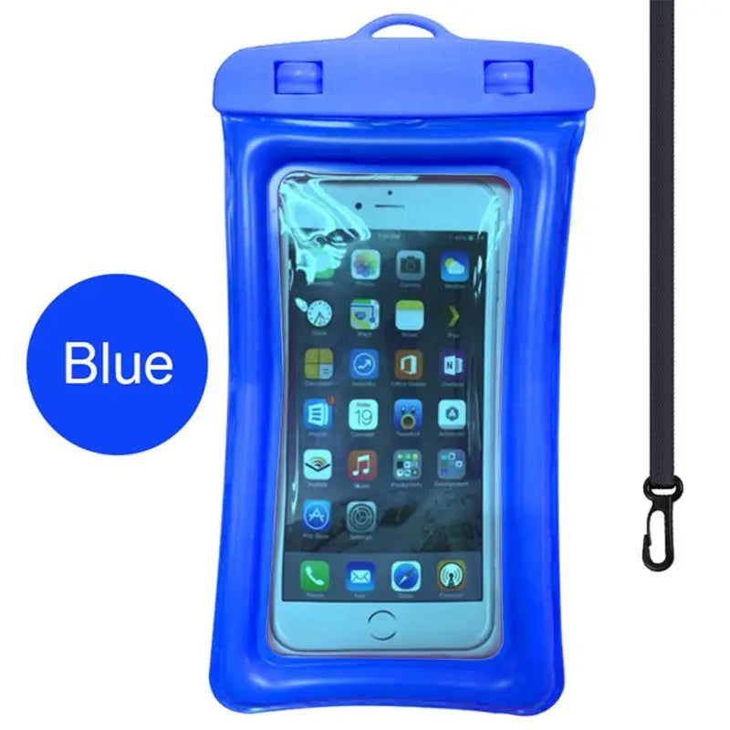 Floating Airbag Waterproof  Outdoor Swimming Bag Phone Case For iPhone Samsung Xiaomi Redmi Huawei  Phones Bag Protector Cover