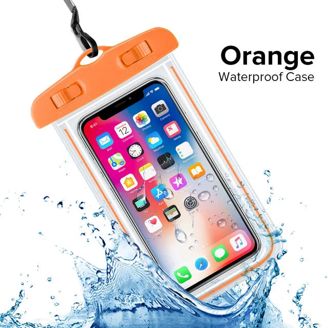 Waterproof Phone Case Swimming Water Proof Bag Universal Underwater Phone Protector Pouch PV Cover for iPhone 12 Pro Xs Max XR X
