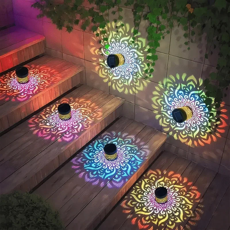 Solar Sunflower Garden Lights