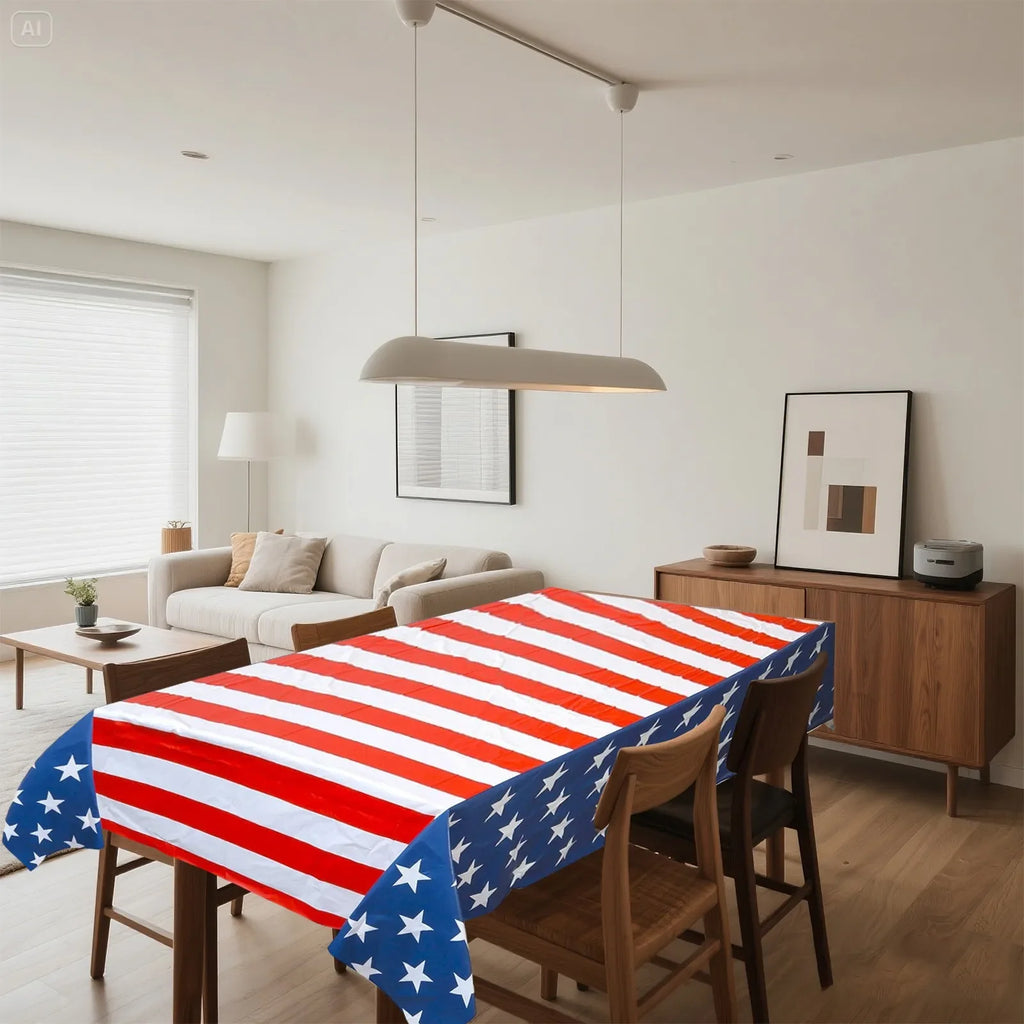 Patriotic Stars Tablecloth