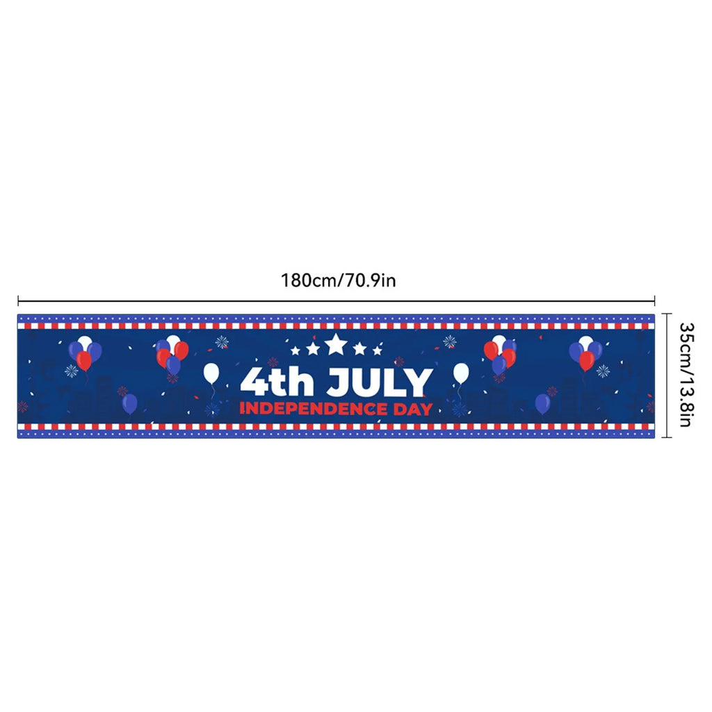 Independence Day 4th Of July Table Runner Table Runners For Dinner Holiday Party Kitchen Decor American Flag Table Room Decors