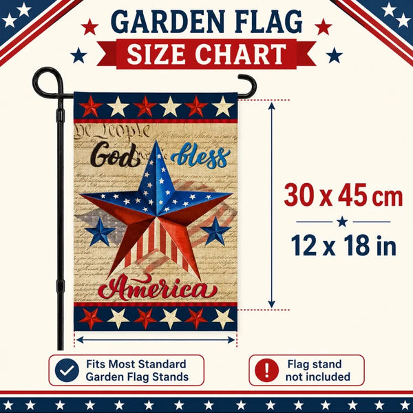 Patriotic Garden Flag Delight