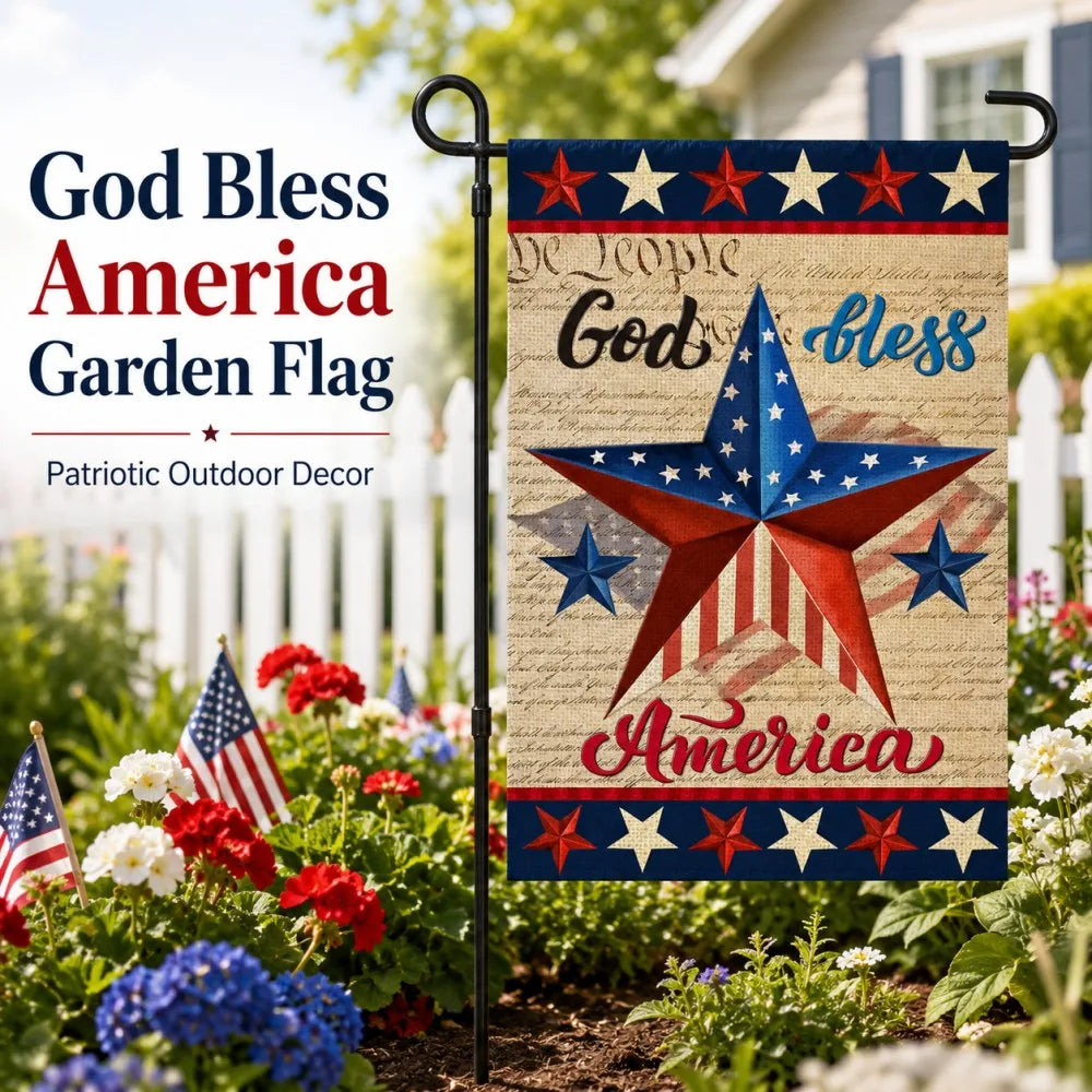 Patriotic Garden Flag Delight