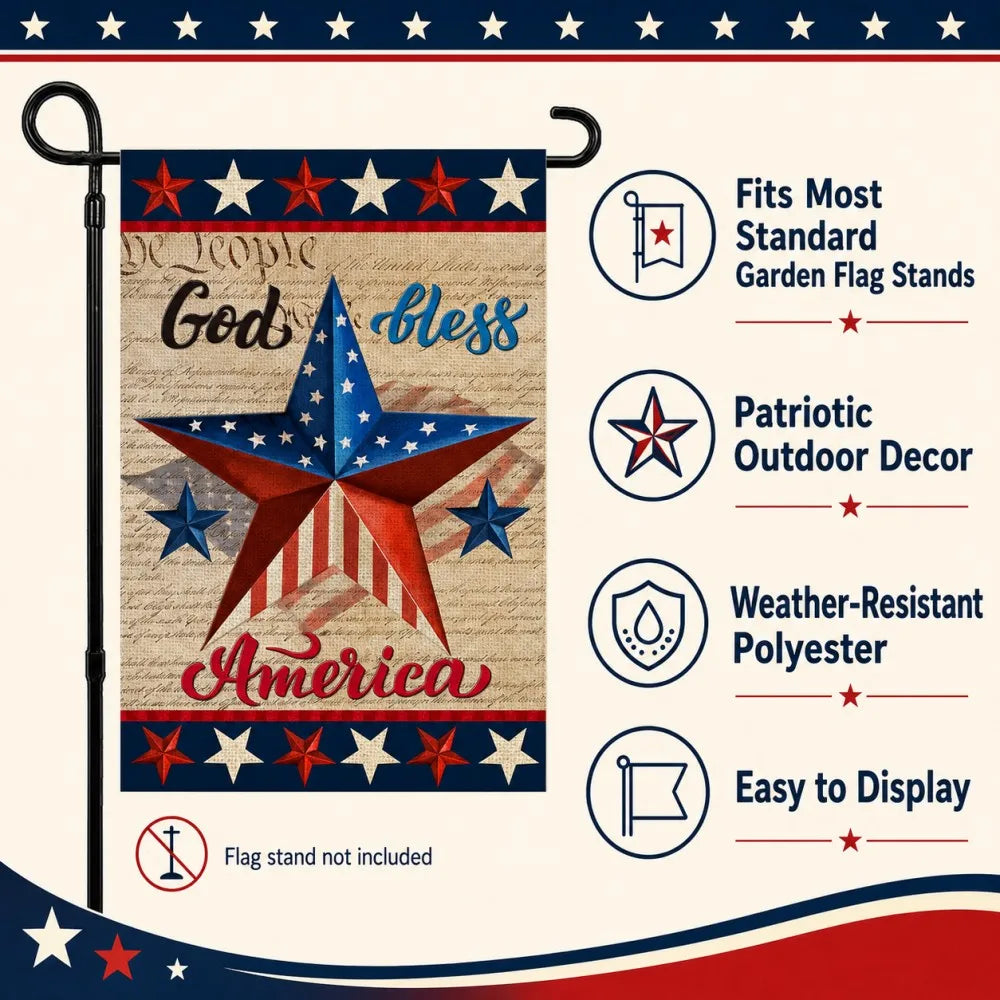 Patriotic Garden Flag Delight