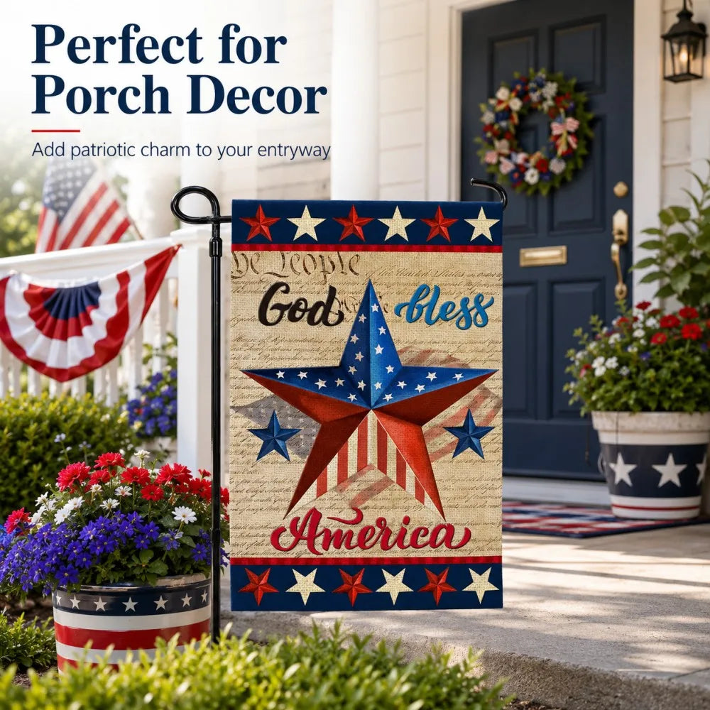 Patriotic Garden Flag Delight