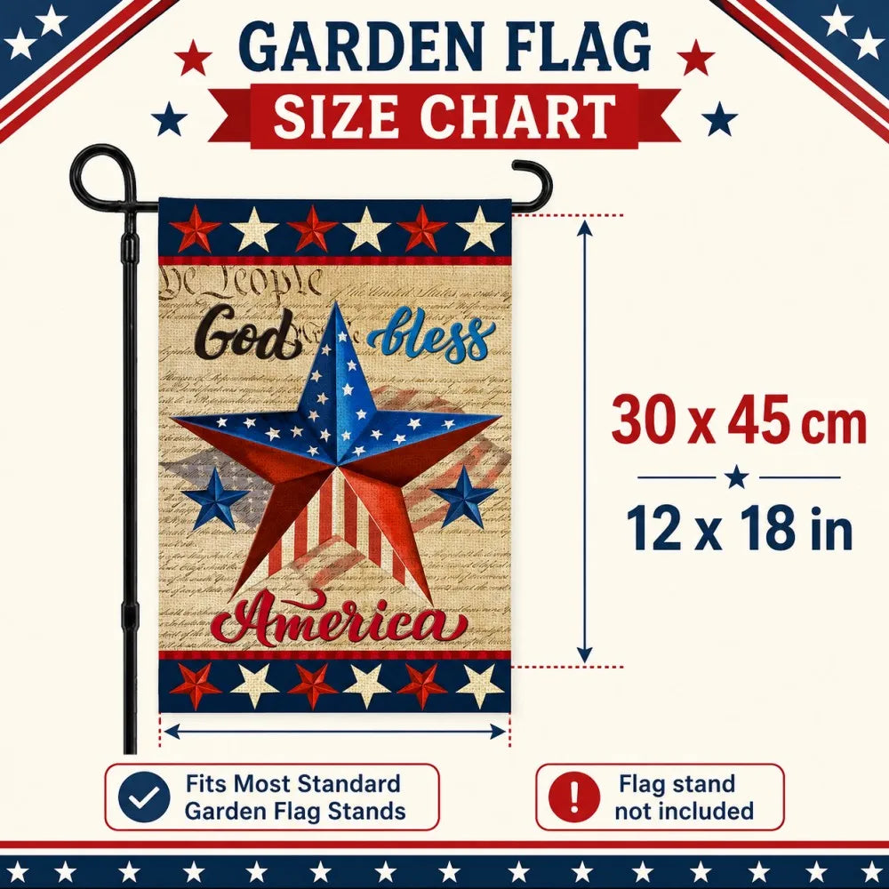 Patriotic Garden Flag Delight