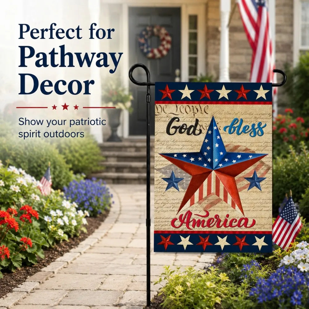 Patriotic Garden Flag Delight