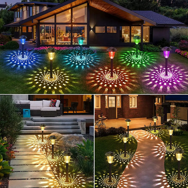 Colorful Solar Garden Lamps