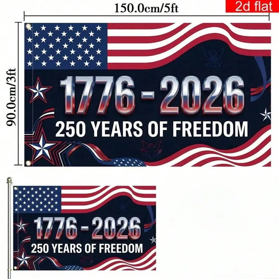 Stars & Stripes Celebration Flag