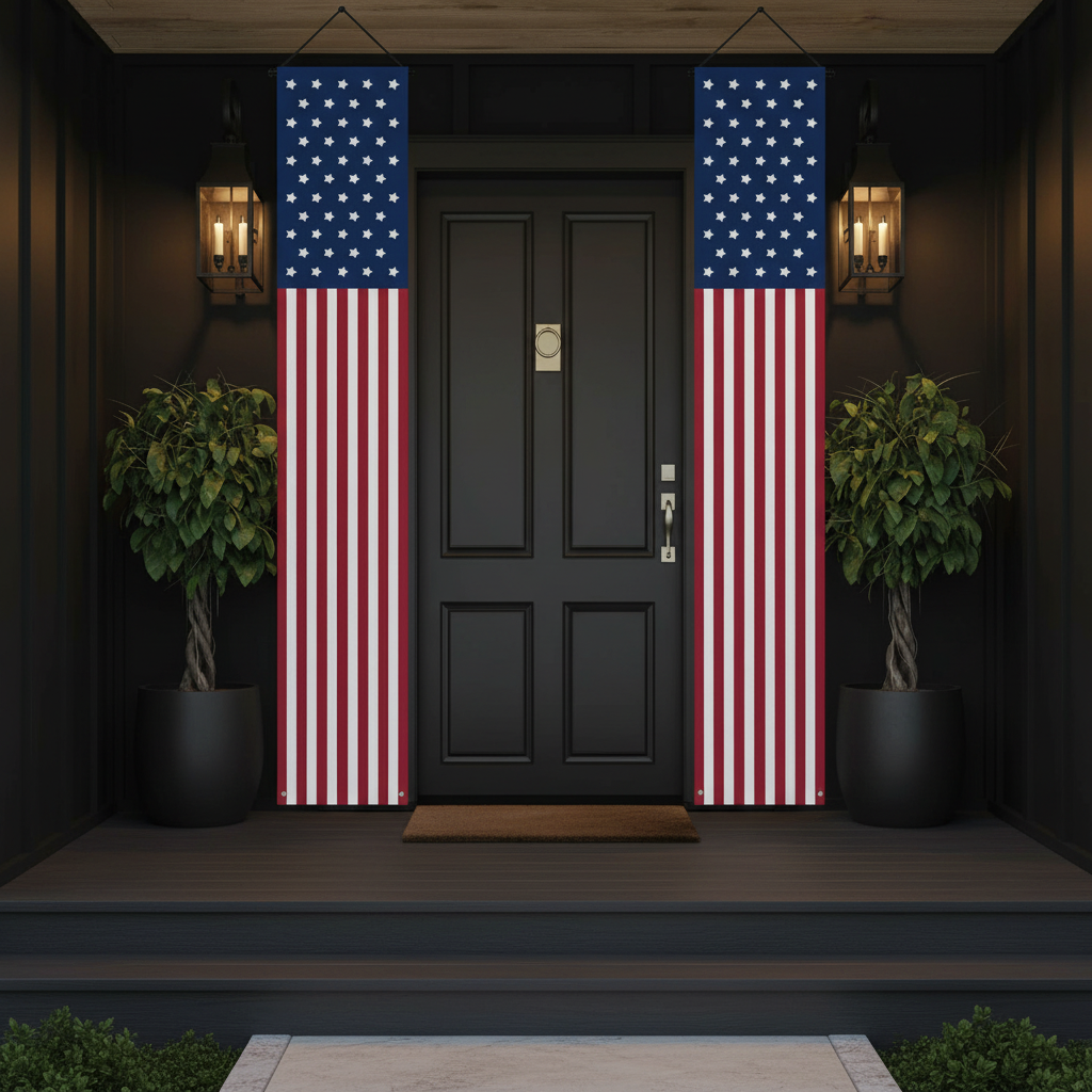 Patriotic Porch Banners Set