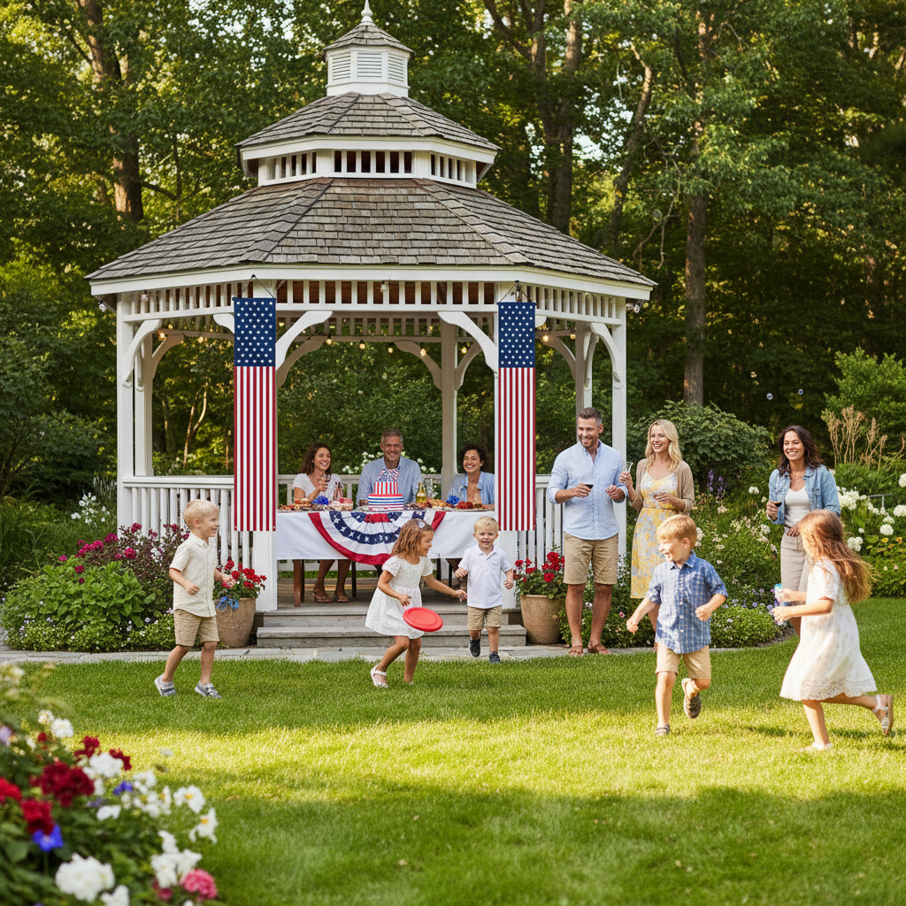 Patriotic Porch Banners Set