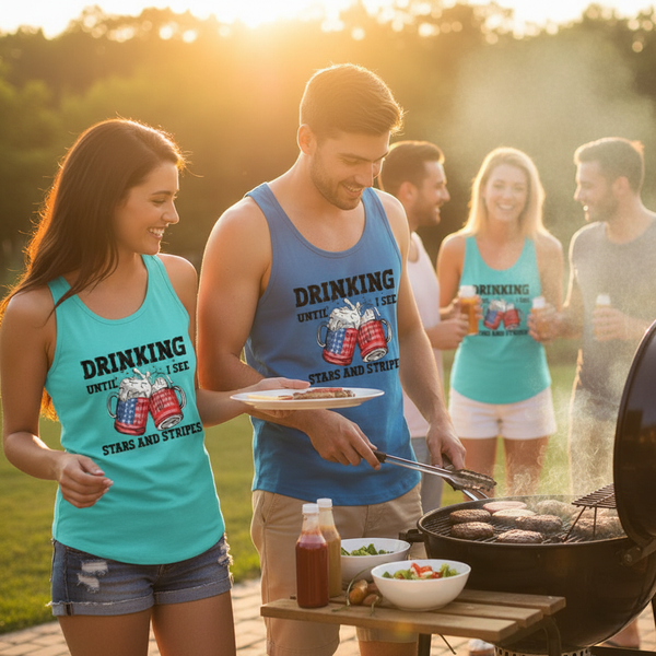 Stars and Stripes Party Tank