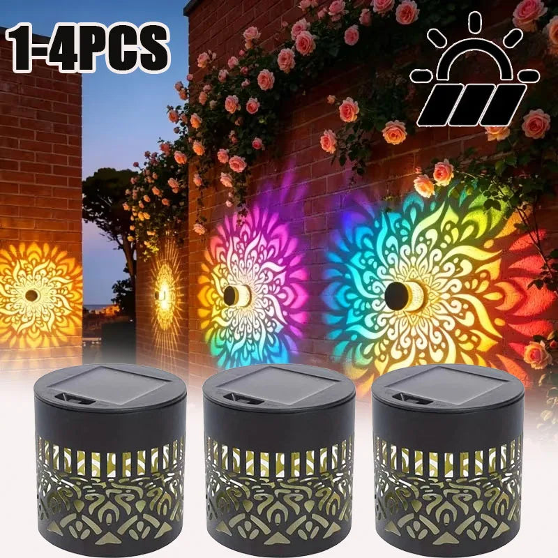 Solar Sunflower Garden Lights