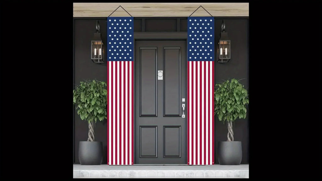 Patriotic Porch Banners Set