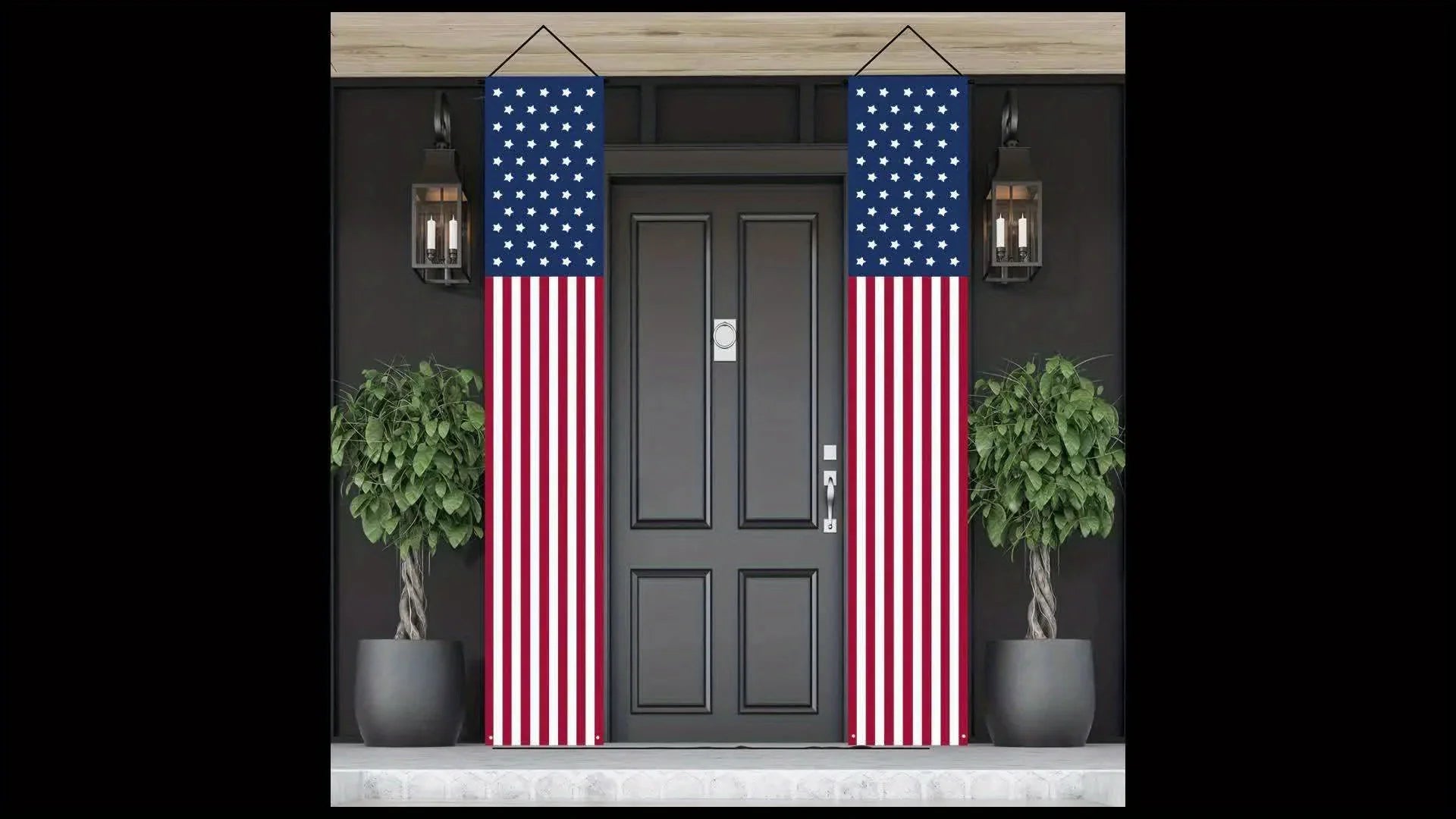 Patriotic Porch Banners Set