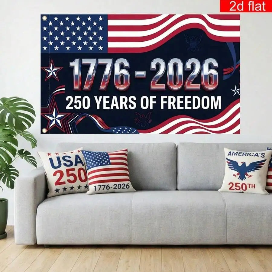 Stars & Stripes Celebration Flag