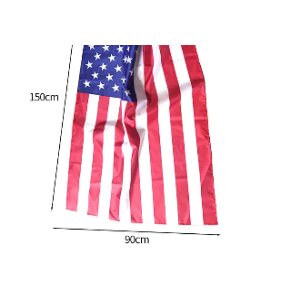 The American flag cape is suitable for both children and adults featuring patriotic clothing accessories on July 4th