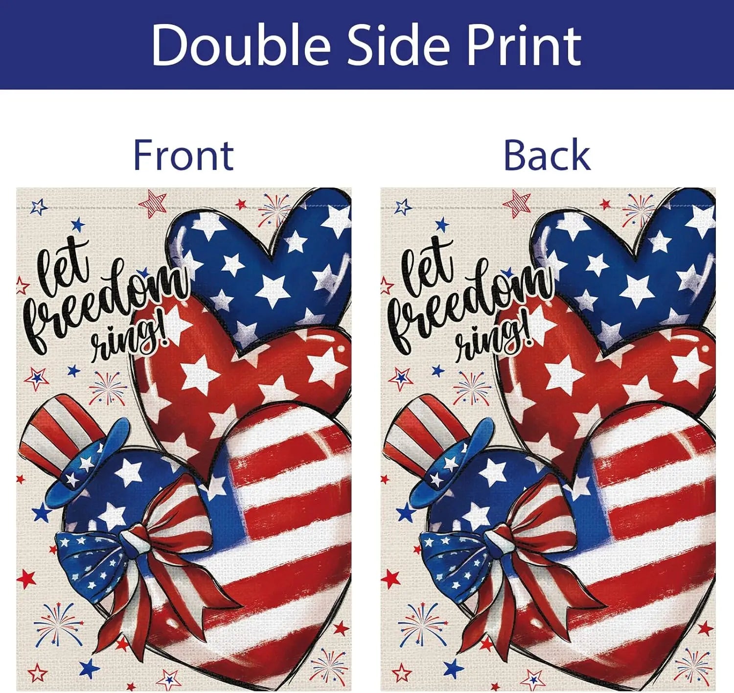 Let Freedom Ring Garden Flag