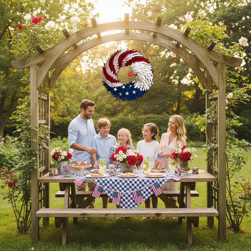 American Eagle Wreath